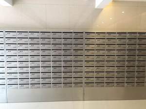 Komunitas luar ruangan kotak surat Metal Baja tahan karat kotak surat komunitas logam kotak surat Cluster - Product Image 6