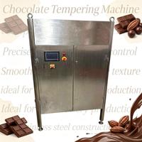 TUORONG 300~500kg/uur Aanpasbare Multifunctionele Automatische Industriële Continue Chocolade Tempereringsmachine Te Koop