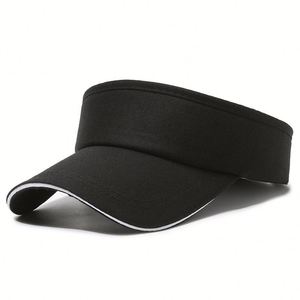 Custom Logo Sun Visor <b>Hat</b> <b>for</b> Summer | Breathable Outdoor Sports Cap with Wide Brim <b>for</b> UV Protection & Promotions - Product Image 2