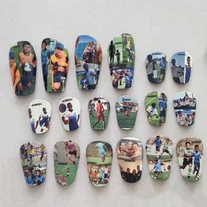 Mới nhất thiết kế vàng mạ điện bề mặt thoải mái chống va chạm bóng đá bảo vệ ống chân bê bảo vệ pad với bọt thoáng khí - Product Image 6