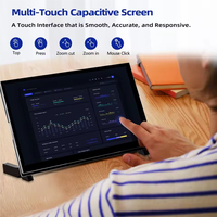 Topraspberry 7 inç HD IPS LCD TFT ekran kapasitif dokunmatik ekran ahududu Pi için 1024x600 çözünürlük 5 4 3 3B + 2-yeni ürün