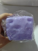 Mainan Penghilang Stres 7CM Slow Rebound Isi Vaseline Bentuk Keju, Mainan Remas Lembut Segitiga Rasa Blueberry Keju