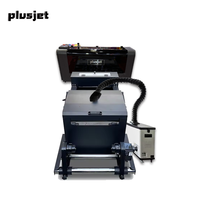 Machines d'impression numérique Plusjet multifonction a3 têtes transfert de chaleur rapide vêtement à capuche chaussures sac en toile DTF PET Film Printer