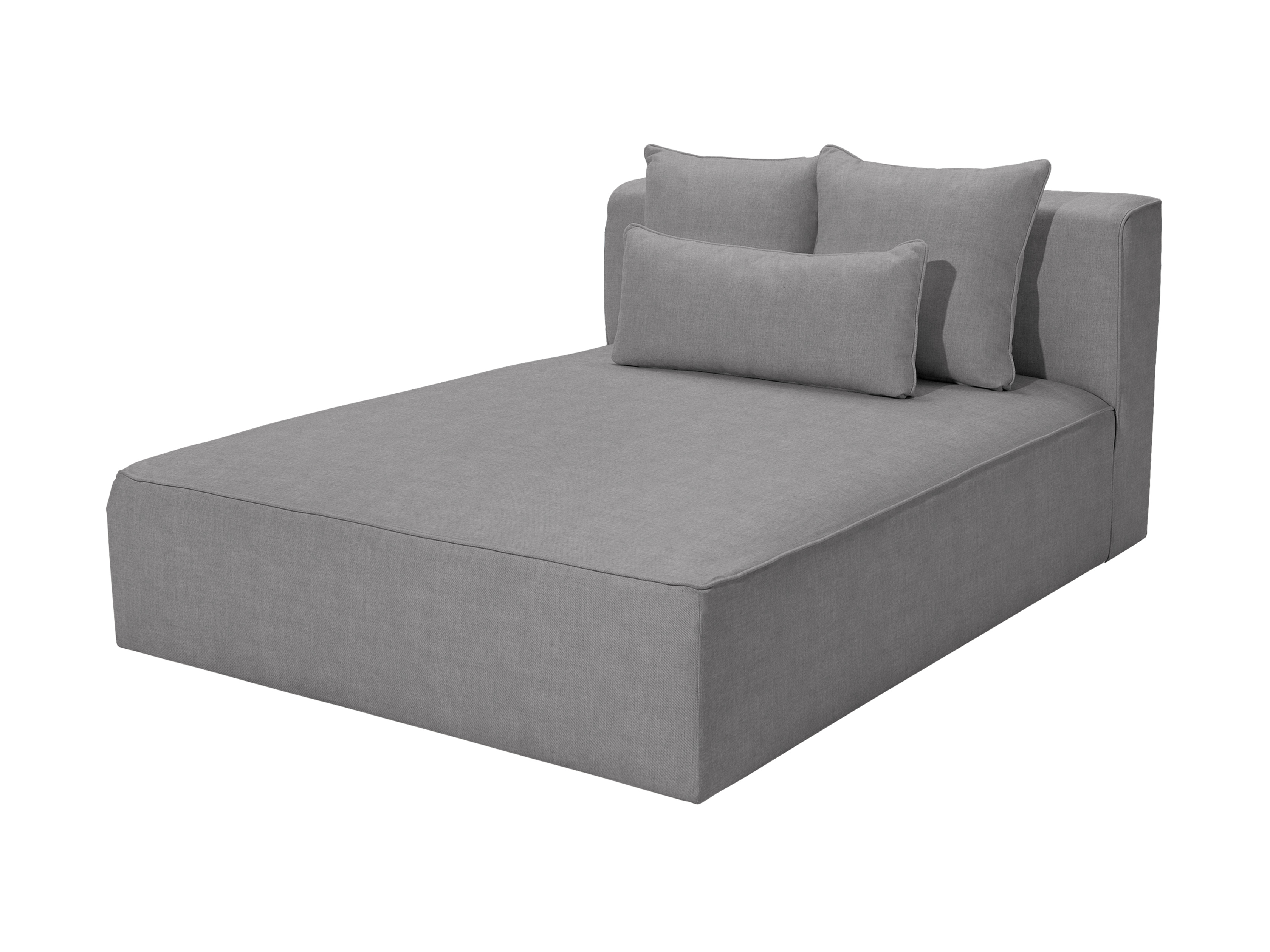 Outdoor Furniture New Style Aluminum Frame Cushion Chaise Sun Lounger
