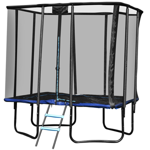 Nhà Máy giá bán buôn xách tay trẻ em 7 * 10ft ngoài trời có kích thước lớn <span class=keywords><strong>Trampoline</strong></span> với mạng lưới an toàn - Product Image 2