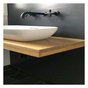 Modern Style Floating <b>Bathroom</b> <b>Cabinet</b> Waterproof Wooden Counter Top Basin <b>Bathroom</b> Vanity for Apartment - Product Image 3