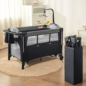 Seamind hiện đại side-nôi muỗi Net lều có thể gập lại du lịch lớn cot cho trẻ sơ sinh & bé cho phòng ngủ Ăn Uống & trường học sử dụng - Product Image 2