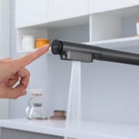 Robinet de lavabo ELOILO Premium en laiton massif, avec douchette extractible, robinet de lavabo multifonctionnel à sortie d'eau réglable pour les designers d'intérieur