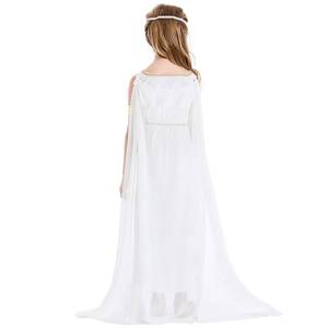 Disfraz de Halloween para Niñas, Vestido Largo Blanco de Diosa Griega, Capa de Atenea, para Representaciones Teatrales, Cosplay, Carnaval - Product Image 4