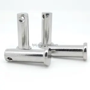 flat head 304 Stainless Steel ss DIN 1444 B straight small clevis lock pin clevis pins with hole