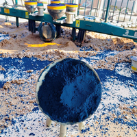Revêtement de peinture bleu d'oxyde de fer rapide de prix usine avec la pierre culturelle de tuile de couleur de pigment inorganique avec le bleu de saphir