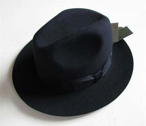 Sombrero Fedora Británico Retro de Fieltro de Lana para Hombre de Mediana Edad, Estilo Caballero, para Fiesta, Iglesia, Invierno, con Ala Ancha - Product Image 4