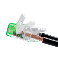 Connecteur de câble BELEKS 5 pôles 450V Connecteurs de fil d'écrou de levier faciles à utiliser pour les borniers de lumières LED Produit