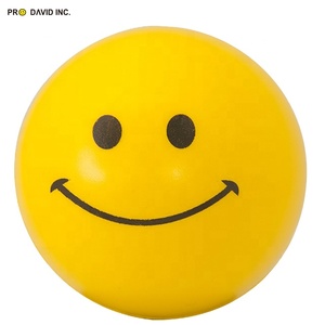 Pelota de Espuma Suave y Agradable al Tacto con Cara Sonriente, Juguetes de Espuma, Pelota Antiestrés, Regalos Promocionales - Product Image 2