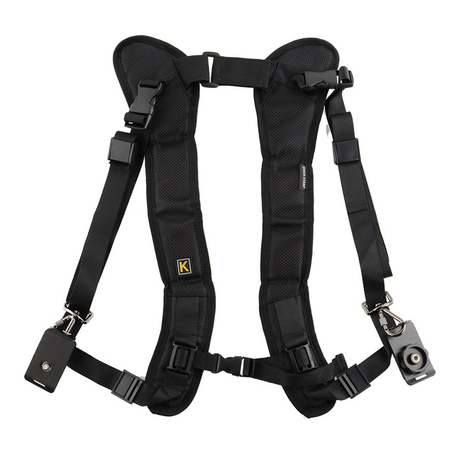 Black Double Dual Camera Shoulder Strap Camera Straps Sling Belt Quick Rapid Sling Belt for DSL Camera Accessories Hot Selling