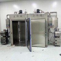 Four de fumage électrique multifonctionnel automatique pour viande, bacon, poisson, saucisses, cuisson à la vapeur et rôtissage