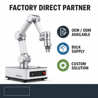 Bras robotisé de bureau industriel à 4 axes DR4 pour projets DIY, loisirs créatifs, avec une charge utile de 500 g et une portée de 440 mm