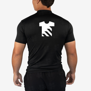 T-Shirt Sportive da Uomo Personalizzate con Logo, 95% Poliestere 5% Spandex, Stampa Serigrafica, Vestibilità Aderente, Alta Qualità - Product Image 4
