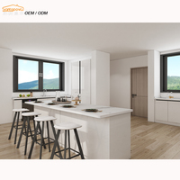 Mini armoires de cuisine conceptions simples, dessus de table d'armoire de cuisine