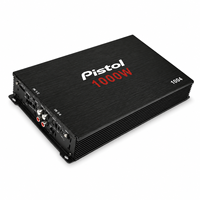 Amplificateur de voiture 4 canaux classe AB 1200W, 100W x 4 RMS, 4 ohms, stéréo, pleine gamme
