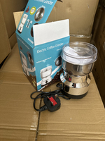 Usine directe multifonctionnelle alimentaire électromécanique en acier inoxydable tasse de broyage couvercle transparent rectifieuse