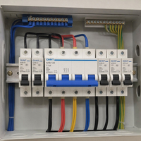 Disjoncteur miniature 4 pôles NXB 125 4P AC400V, protection contre les surcharges et les courts-circuits, rail DIN, triphasé, quatre fils, interrupteur principal