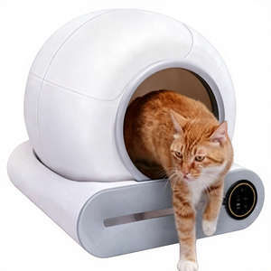 <span class=keywords><strong>2026</strong></span> OEM Maßgefertigte Intelligente Vollautomatische Elektrische Geruchsneutralisierende Edelstahl Umweltfreundliche 9L Kapazität Katzentoilette - Product Image 1