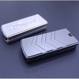 Mini EDC Pendentif magnétique pour adulte, Fidget Spinner de doigt en forme de carte avec fonction carillon à vent pour la décompression, jouet à frapper - Product Image 2