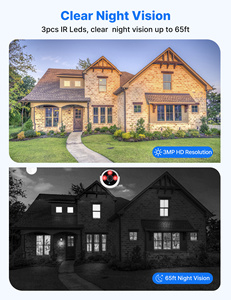 Hiseeu <span class=keywords><strong>Monitor</strong></span> de 10 Pulgadas con Pantalla, 4MP, WiFi para Exteriores, con Audio, Visión Nocturna, Sistema de Cámara de Seguridad CCTV Inalámbrico para el Hogar - Product Image 2