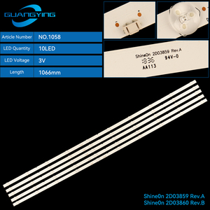 แถบไฟแบ็คไลท์ LED ของทีวีใช้สำหรับ55H5 Skyworth coccaa 55K6D 55Q3A Shine0n รอบ2D03859 Shine0n 2D03860รอบแถบ LED - Product Image 2