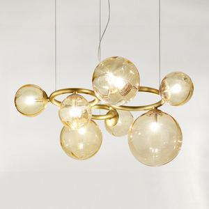 <span class=keywords><strong>Suspension</strong></span> de salon suspendue or <span class=keywords><strong>suspension</strong></span> de luxe table à manger décor à la maison lustre <span class=keywords><strong>en</strong></span> <span class=keywords><strong>verre</strong></span> moderne - Product Image 5