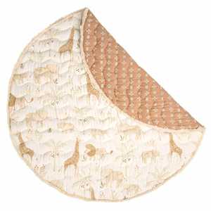 Tapis d'activités pour bébé, temps sur le ventre, 40 x 40 pouces, tapis de jeu réversible pour garçons et filles, jungle, chambre d'enfant - Product Image 2