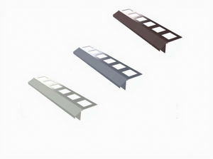 Profil de toiture en aluminium imperméable Renoplast K100R pour balcons, terrasses, sols carrelés, système de drainage du mortier adhésif, 5 ans - Product Image 1