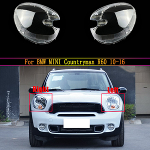 Para BMW <span class=keywords><strong>MINI</strong></span> R60 <span class=keywords><strong>2011</strong></span> 2012 2013 2014 2015 2016, carcasa de faro delantero, pantalla de Faro, cubierta de pantalla de cristal, lente de faro - Product Image 6