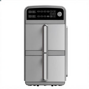 Friteuse à air numérique électrique double étage en plastique, nouvelle, avec écran LCD, contrôle de la température, capacité de 10 L, prise américaine, pour la maison - Product Image 6