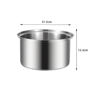 ที่อุ่นน้ำซุปไฟฟ้าแบบอัจฉริยะ, ที่ทำจากสเตนเลสสตีลเครื่องอุ่นโจ๊กสำหรับโรงแรม<span class=keywords><strong>บุฟเฟ่ต์</strong></span> - Product Image 5