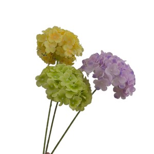 Flor de Hortensia Artificial de Seda Junheyuan, Rama Individual, Decoración para Bodas, Arreglo para Pasillo - Product Image 5