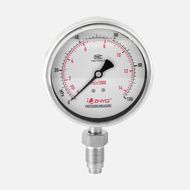 China Wholesale Industrial Anti-shock Diaphragm Homogenizer Vacuum Canner Pressure Gauge Special for Machine