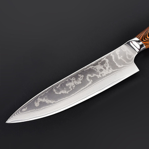 En gros Chef Couteaux 67 couches Netteté Damas <span class=keywords><strong>Couteau</strong></span> de Cuisine Manche En Bois Pakka - Product Image 4