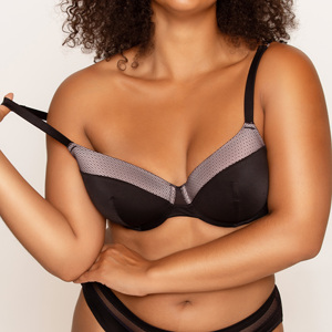 Ladymate ODM/OEM Soutien-gorge T-Shirt rembourré pour femmes Soutien-gorge à armatures pour femmes Soutien-gorge à armatures pour femmes 32D - 42F Soutien-gorge complet grande taille - Product Image 1