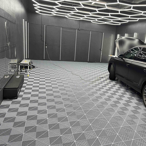 Installation facile protection événementielle revêtement de sol garage emboîtement carreaux de sol modulaires - Product Image 4