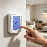 Module intelligent programmable pour climatiseur HVAC HUISHINE OEM, module de commande intelligent pour ventilateur, écran OLED, Tuya OS, écran de 4,0 à 4,9 pouces, 110V 220V
