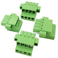 Bloc de bornes mâle-femelle à pas de 5,08 mm avec bride - Connecteur horizontal avec têtes droites ou coudées 2-24P