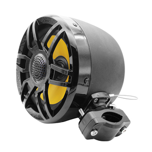 8 Inch Stainless Steel+ABS LED Waterproof IP66 <b>Stereo</b> <b>System</b> Hanging Subwoofer with Piston for Marine Motorboats - Product Image 1