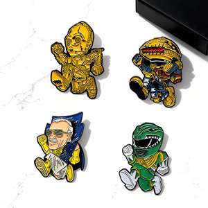 Pins de Esmalte con Diseños de Animales Lindos y Modernos, Populares, con Diseño Personalizado, Impresión Gratuita, de Aleación de Zinc Metálico - Product Image 1