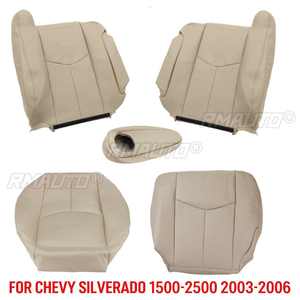 Fundas para Asientos de Coche, Cubierta Superior e Inferior del Reposabrazos para el Conductor y el Pasajero, para Chevy Silverado 1500-2500 2003 2004 2005 2006 - Product Image 1