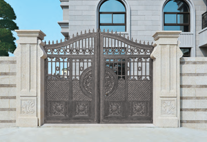 Togen Toegn Porte battante européenne classique en fonte d'<span class=keywords><strong>aluminium</strong></span> personnalisée - Product Image 2