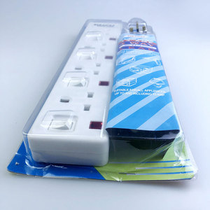 Bộ Chuyển Mạch Loại 13A Kiểu Anh Ổ Cắm Mở Rộng 4 Chiều Sạc USB Trong Cáp 2M 3M 5M - Product Image 6