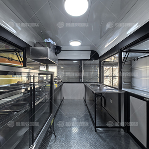 Fully Equipped Fast <strong>Food</strong> Truck Customized Concession Bubble Tea Cart Coffee Vending Cart <strong>Food</strong> Trailer - Product Image 2