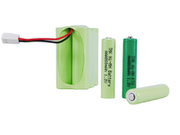 Batterie AAA rechargeable NIMH 1.2V pour l'électronique grand public et les jouets 600 700 800 850mah avec sangles/onglets en nickel
